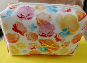 MAC Floral Print Cosmetic Bag