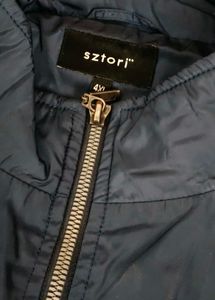 Men's Blue Zipper Jacket