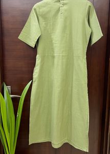 AJIO Green Casual Dress.