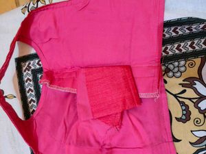 Vibrant Pink Silk Blouse