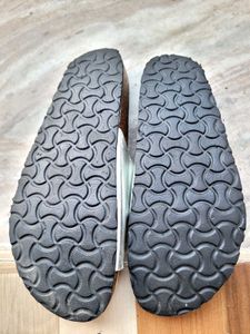 Stylish Silver Buckle Sandals