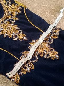 Gown Navy Blue Color For 8-10years
