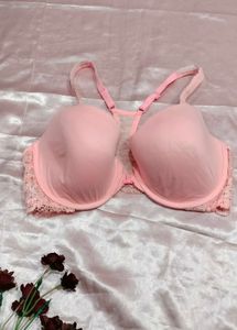 Victoria secret Pink Lace Trim Bra