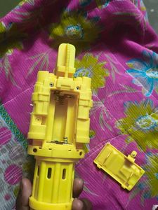 Yellow Bubble Gun Toy