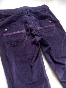 Purple Corduroy Pants