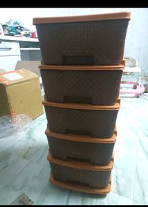 5-Layer Plastic Storage Drawer Organizer