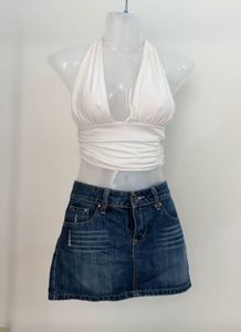 White Halter Neck ZARA  Top