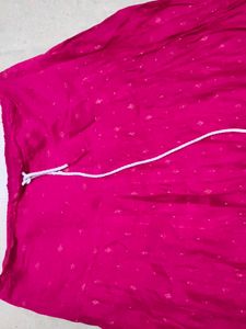 Vibrant Pink Ethnic Skirt