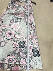 Floral Halter Neck Dress