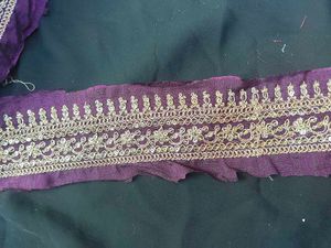 Embroidered Border lace