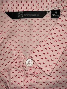 Annabella Pink Patterned Casual Shirt