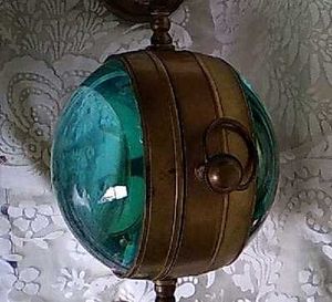 Vintage Brass Desk Compass