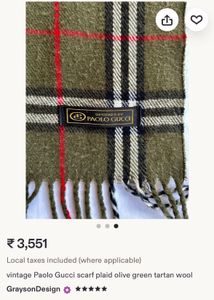 Paolo GUCCI scarf