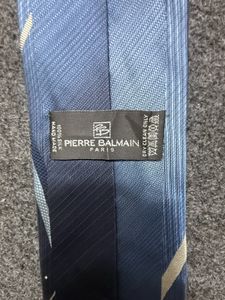 Men's Classic White Dress Shirt with Blue Tie