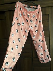 Panda Satin Night suit