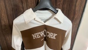 Trendy "New York" Crop Top