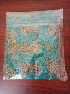 Teal &amp; Brown Printed Straight Kurti