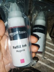 2x Amazon Basics Magenta Refill Ink