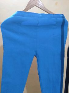 Light Blue Pant Stretchable Fabric