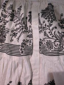 Tiered Floral Maxi Skirt