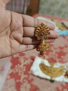 Gold-Toned Indian Jewelry Set