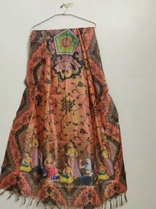 Beautifully Printed Silk Dupatta
