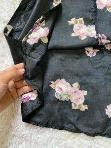 Floral Print Mini Skirt
