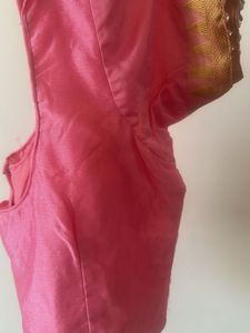 Pretty Pink sequin Work saree