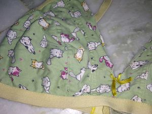 Cute Cat Print Cotton Bra