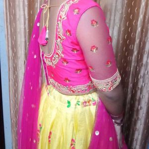 Embroidered Lehenga Choli Set
