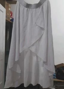 lavender Asymmetrical skirt