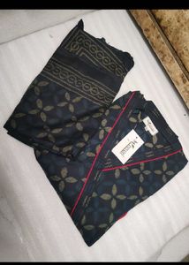 Elegant Navy Kurta Set with Dupatta