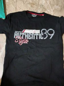 Authentic Style Black T-Shirt