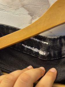 Grey Wash Wide Leg Jeans