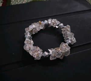 Sphatik Gemstone Crystal Bracelet