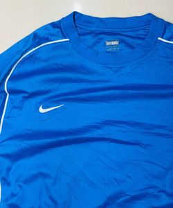 Nike Blue &amp; White Short Sleeve T-Shirt