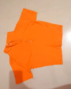 Orange Polo T-Shirt xs