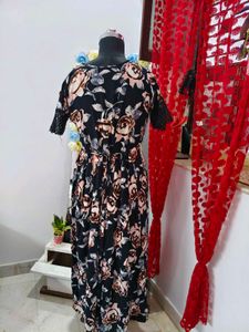 Floral Print Maxi Dress