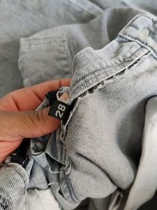 Light Wash Cargo Jeans