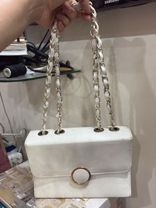 Elegant White Handbag