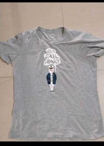 Gray "Let's Sail Away" T-Shirt and floral tshirt