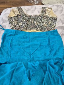 Beautiful Teal Ethnic Skirt