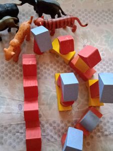 Wooden &amp; plastic blocks