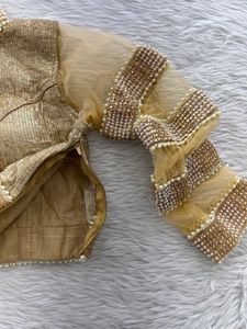 Sparkling Gold Sequin Blouse