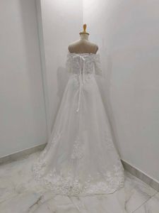 Elegant Off-Shoulder gown