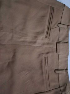 Classic Tan Tailored Trousers