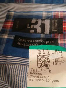 Men's Plaid Button-Down Shirt