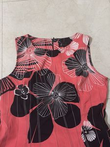 Floral Print Sleeveless Dress for SALE