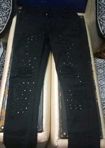 Skinny Black Denim Jeans For Women