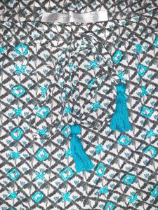 🦋 Geo-Chic Embroidery Shorts — ZARA (Authentic)